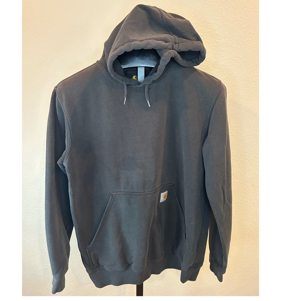 Carhartt Mens Original Fit Midweight Sleeve Logo Hoodie Black‎ Medium K288